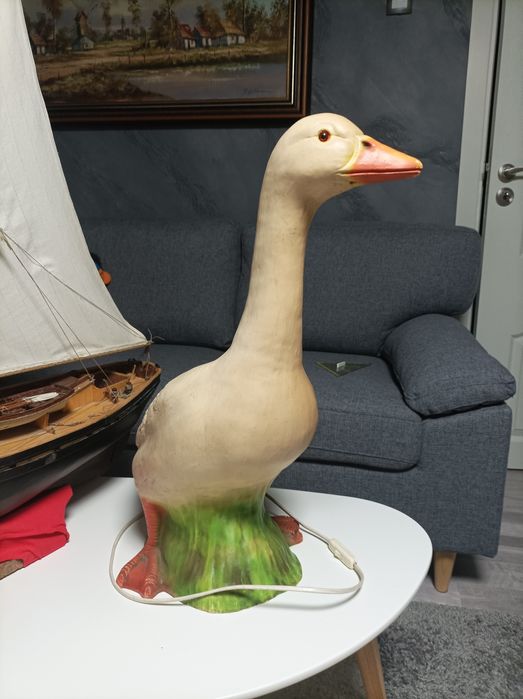 Стара нощна нощтна лампа играчка гумена ретро декорация