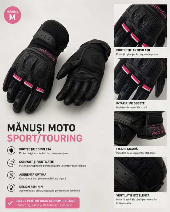 Noi ! Mănuși moto Modeka Air Ride Glove – damă, mărimea DM