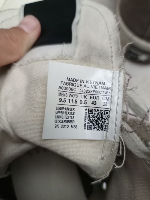 Продам оригинальные rick Owens & converse TURBODRK
