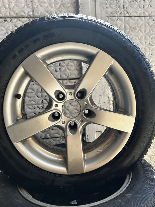 Roți iarnă 16” – jante aliaj 5x120 ET20 + cauciucuri Polaris