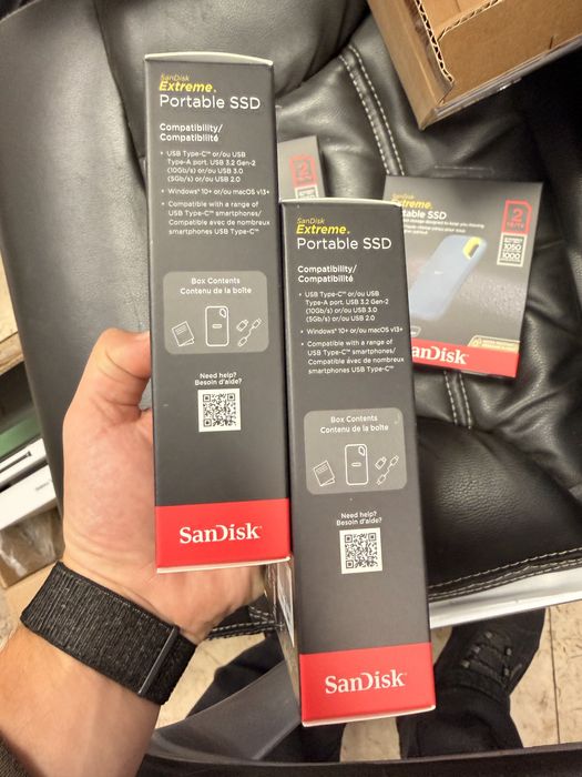 Ssd extern sandisk extreme 2tb v2 nou sigilat original