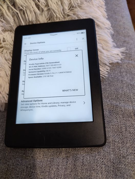 Електронен четец Kindle Paperwhite 7th gen