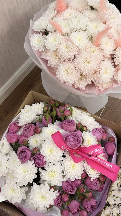 Цветы с оформлением Букет