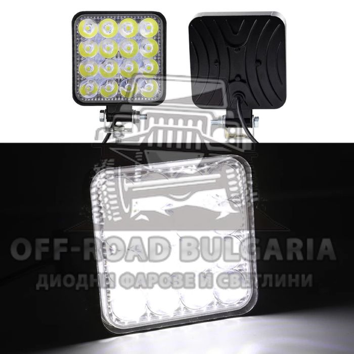 ПРОМОЦИЯ 10 Броя 48W Диодни Фарове За Джип, Фарове Трактор