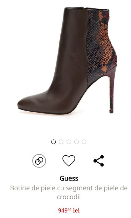 Botine GUESS noi, marimea 37