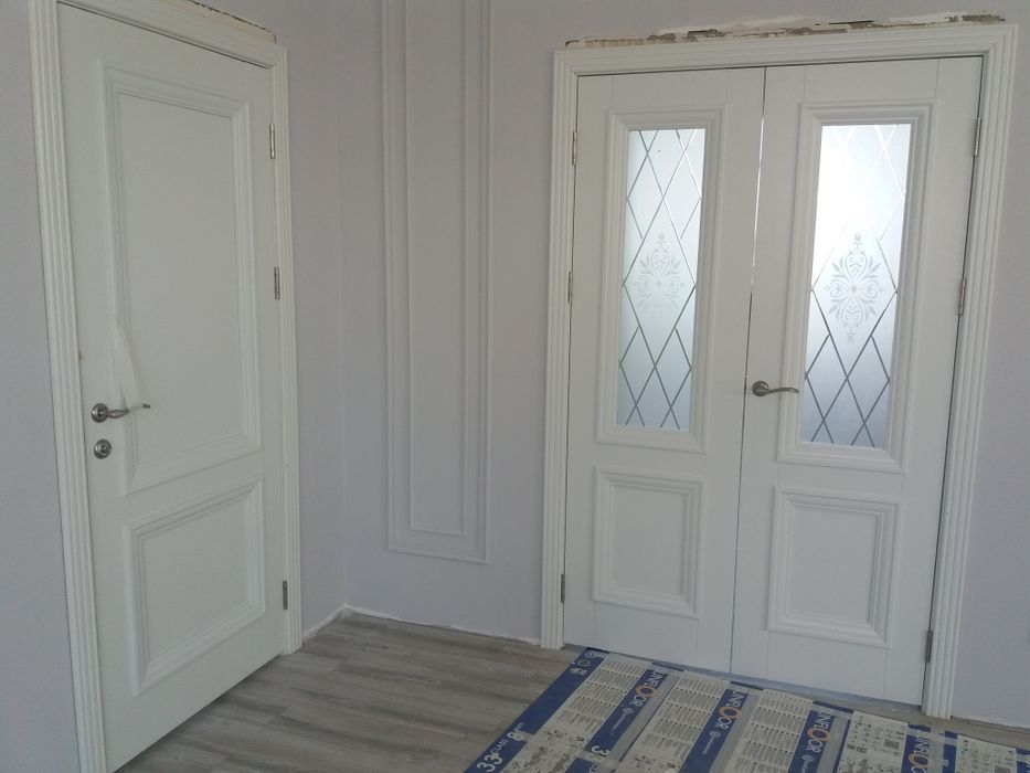 Установка дверей,есік орнату