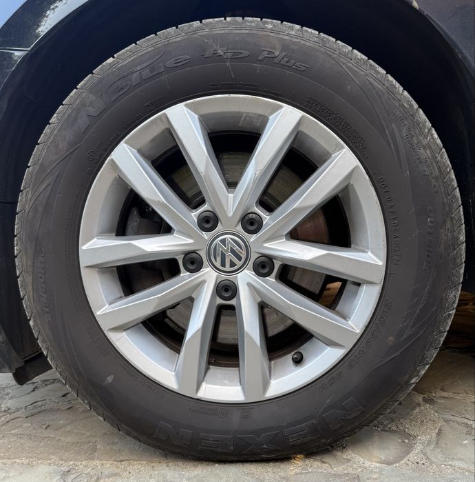 Schimb Jante OEM vw r 16  + anvelope nexen cu jante pe 19 cu tot cu anvelope