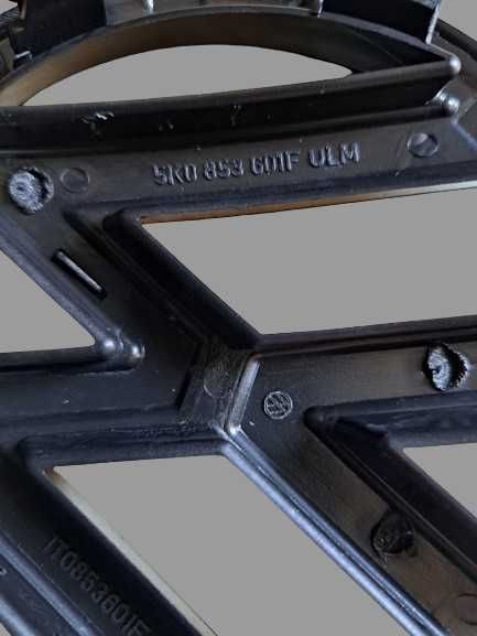 Емблема VW Голф6/Golf6/Caddy III/Passat B7/Touran/Golf 7 Черна Мат