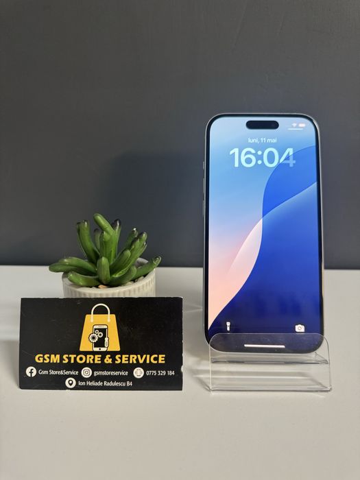 Iphone 15 128Gb  2 Ani Garantie Gsm Store&Service