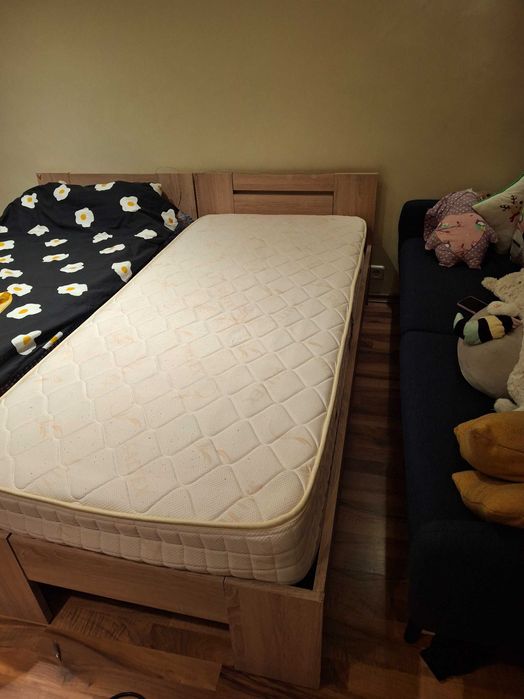 Pat 200×90 cm saltea mică cadou