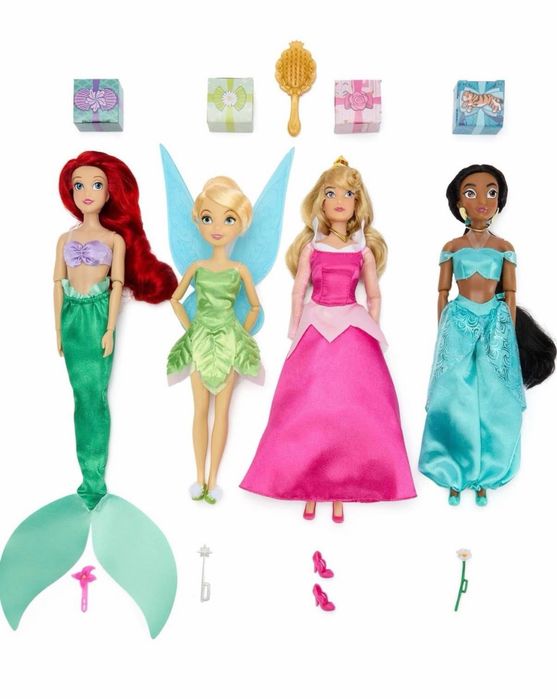 Голям комплект с 11 кукли Disney Принцеси с аксесоари