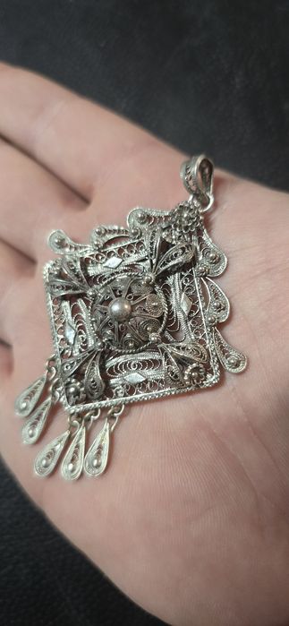 Pandant argint Grecia filigran