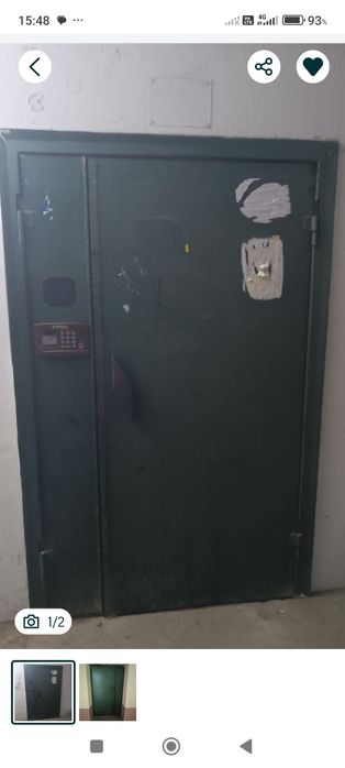 Продам дверь двустворчатая б/у