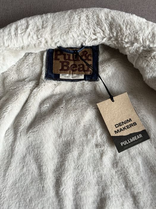 Geaca de blugi imblanita Pull&Bear