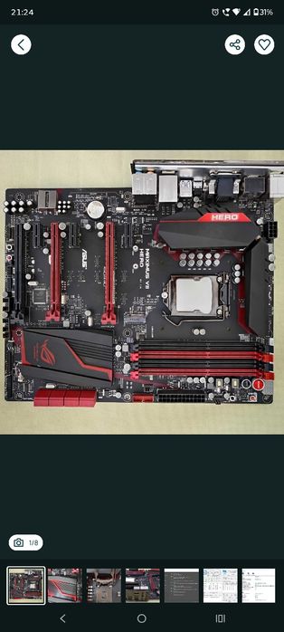 Placă de bază ASUS ROG Maximus VII Gene – Z97 – LGA 1150