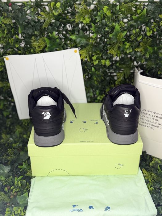 Adidasi Off-White Out Of Office Lace-Up Sneakers ‘’off white’’ black