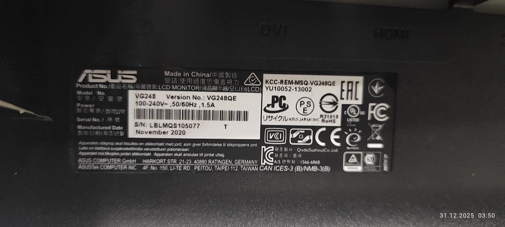 Игровые мониторы 144 Гц