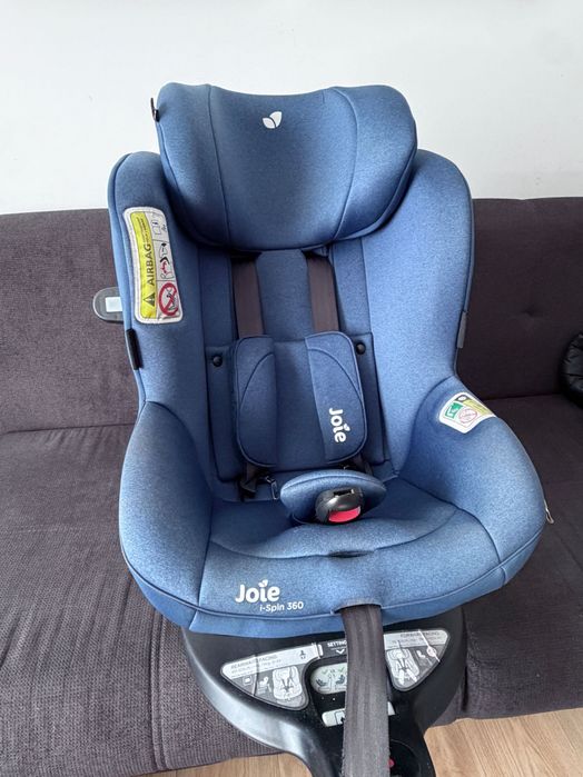 Scaun auto Joie i-Spin 360 Deep Sea, ISOFIX, R129, testat ADAC