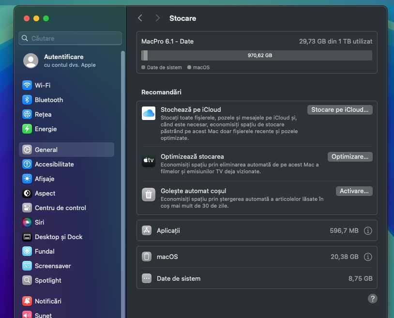 Mac Pro 6.1 de 1 Terra, pachet complet original Apple