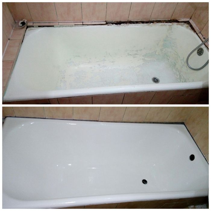 Эмалировка.Реставрация ванн на дому.Ремонт.