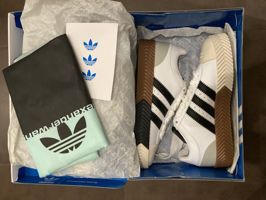 Adidas AW Skate Super Alexander Wang White Black Bucuresti