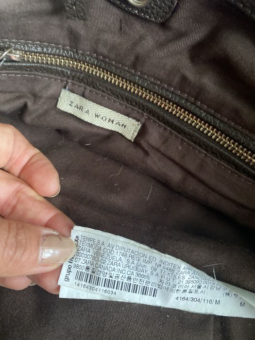 Дамска чанта естествена кожа Zara