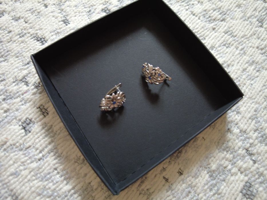 Серьги серебряные