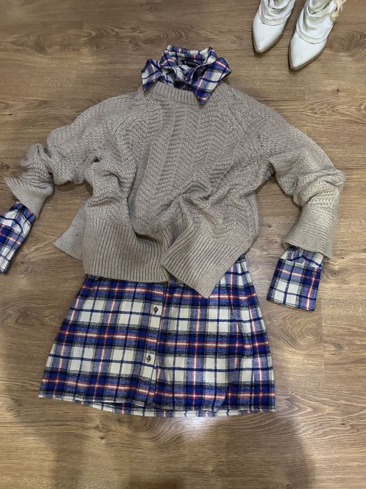 Зара zara hm рокля и пуловер