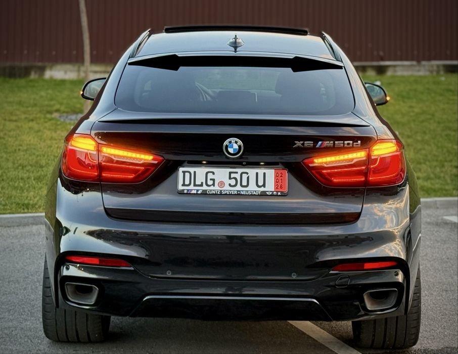 BMW X6 M50D 381 cp, Euro 6, X-Drive,trapa,soft clouse,night vision,top