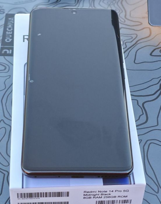 Telefon mobil Xiaomi Redmi Note 14 Pro 5G, 8GB RAM, 256GB, 5G, Midnight Black