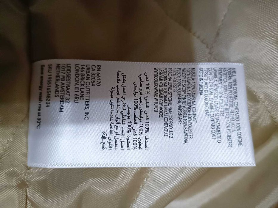 Geaca Bej Regular Fit - BDG Urban Outfitters