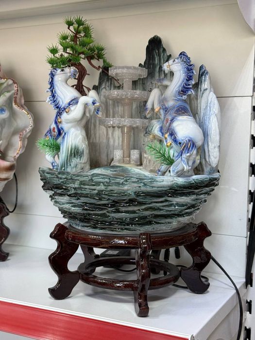 Керамический фонтан «Акварельная гармония» – увлажнитель воздуха

Назв