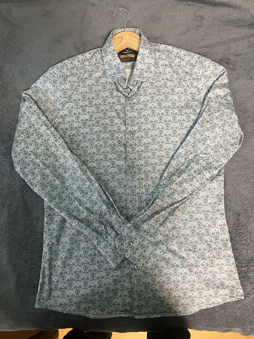 Риза на Teodor-sateen print