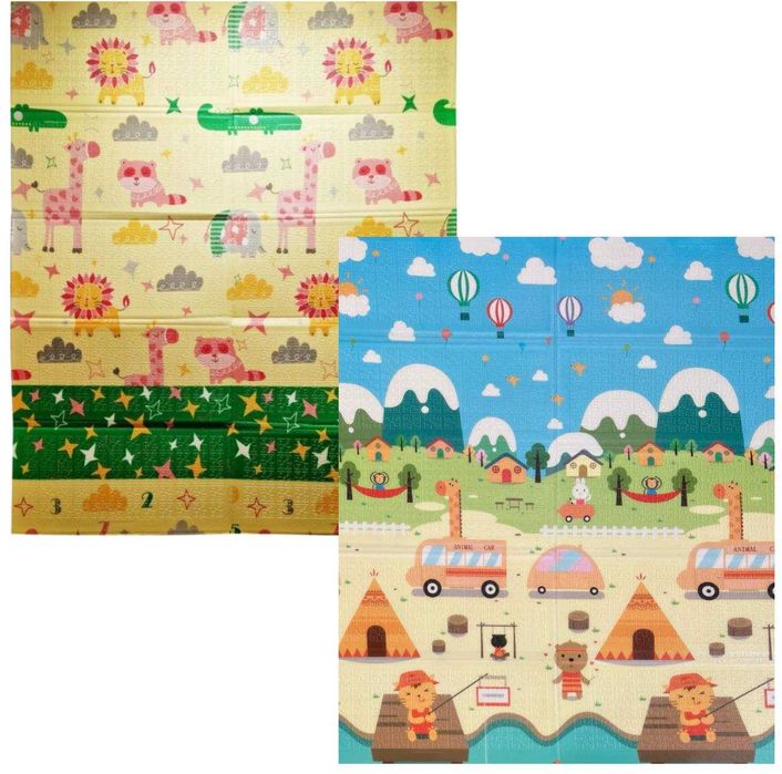 Коврик детский двусторонний-Bolalar uchun gilamcha. dm76