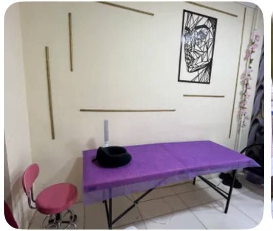 Salon uchun moyka va kushetka