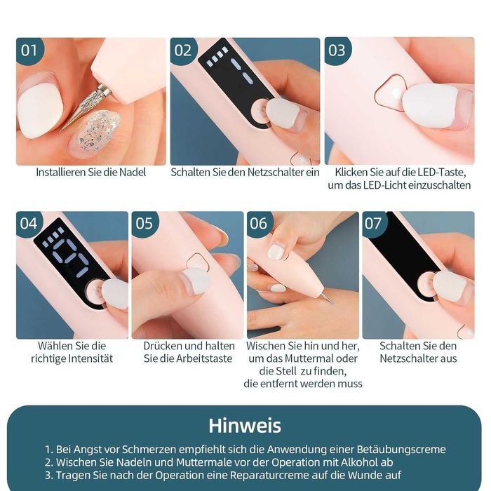 ForeverLily Премахване на белези, татуировки, бенки, петна с 9 режима