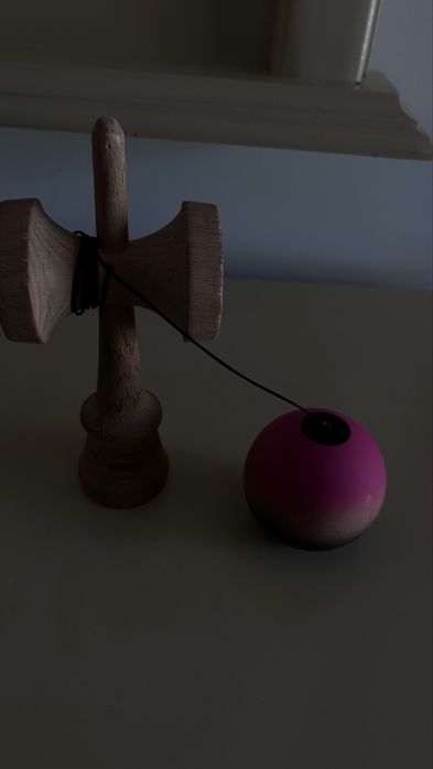 Kendama cu ken swets pizza si tama cereal black cherry wood