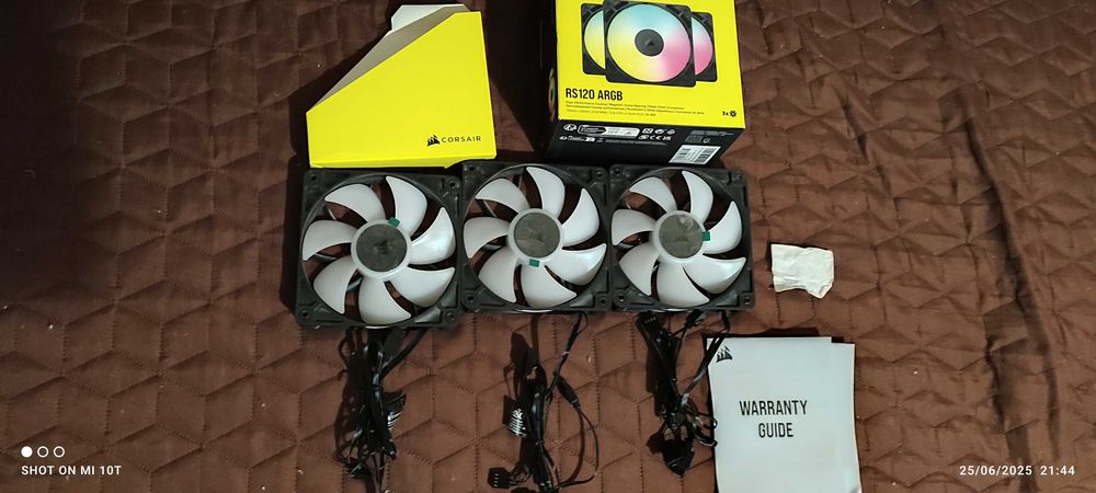 Corsair Fan RS120 ARGB Triple Pack Black