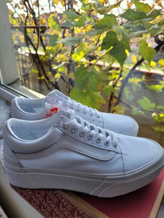 VANS Old Skool Stacked True White