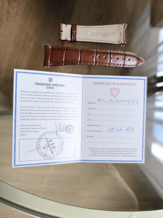 Ceas Frederique Constant Classics Index Automatic (43mm) - Full Set + Curele extra