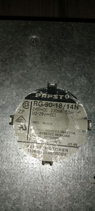 Вентилятор 24в работает