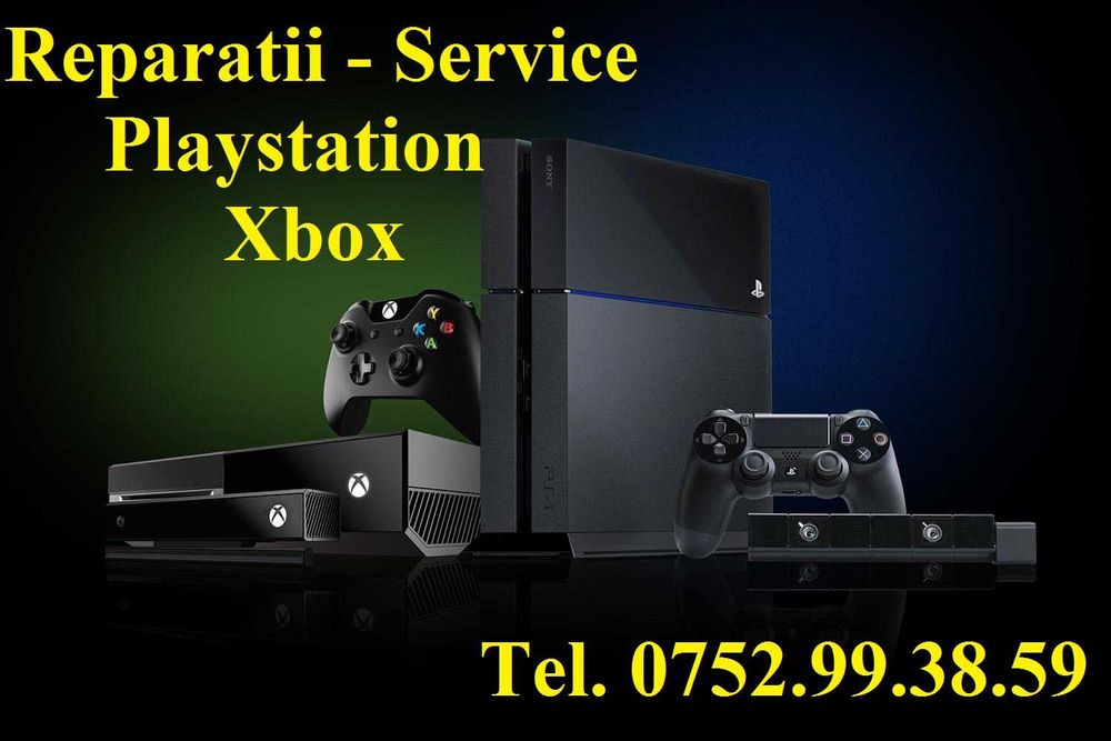 Reparatii  Service laptop, macbook, PS4, PS5, XBOX, inst. windows