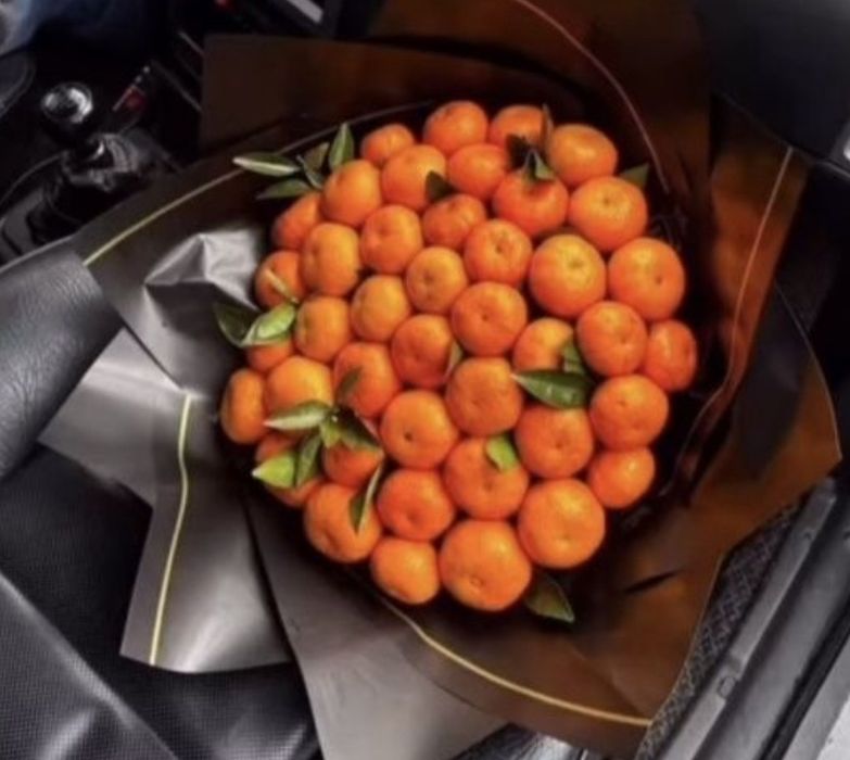 Babochkali Buket mandarnli Buket lentali atr gul turli hil sovgʻalar