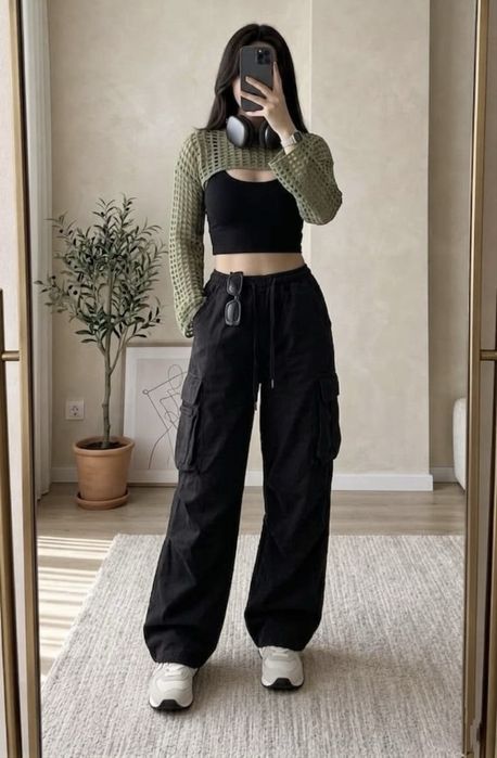 Брюки карго, парашюты Zara