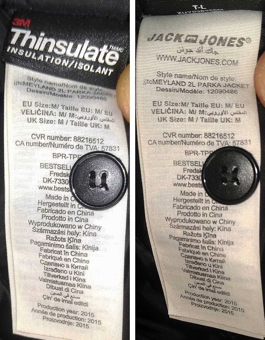 Мъжко Парка Яке Jack & Jones Meyland TECH Parka Jacket М Отлично Съст.