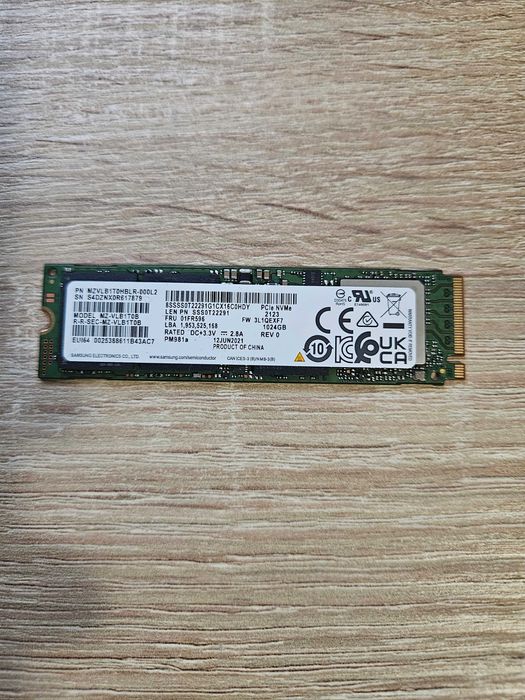 SSD диск 1TB NVMe M.2