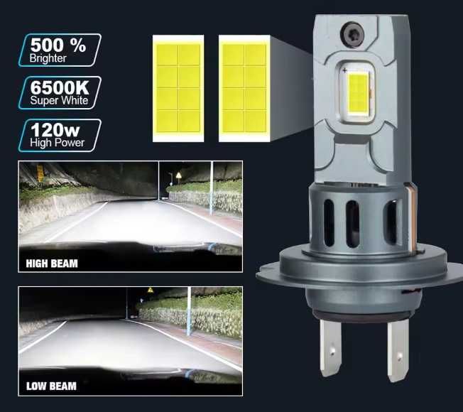 H7 LED крушки 120W 6500K