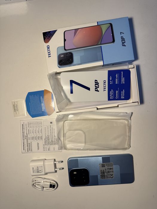 Продам Смартфон TECNO POP 7 2 ГБ/64 ГБ голубой