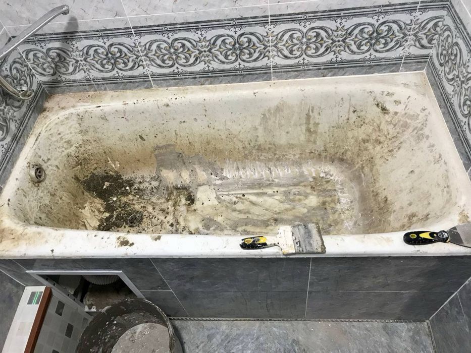 Эмалировка ванн Реставрация ванн Жидким акрилом Ремонт ванной.