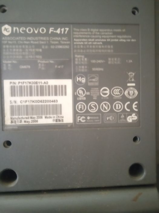 Монитор neovo F417